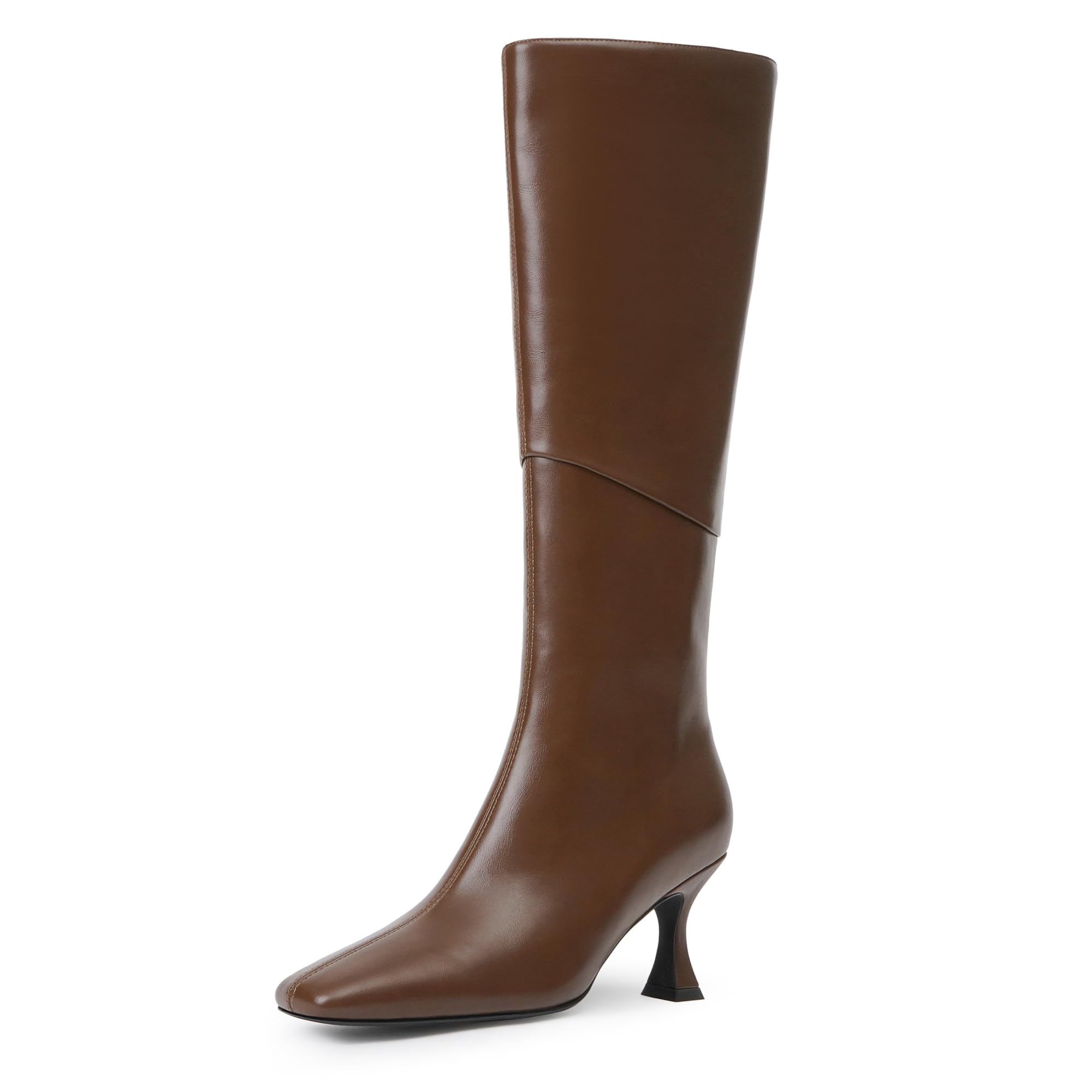 Women's square toe high boots