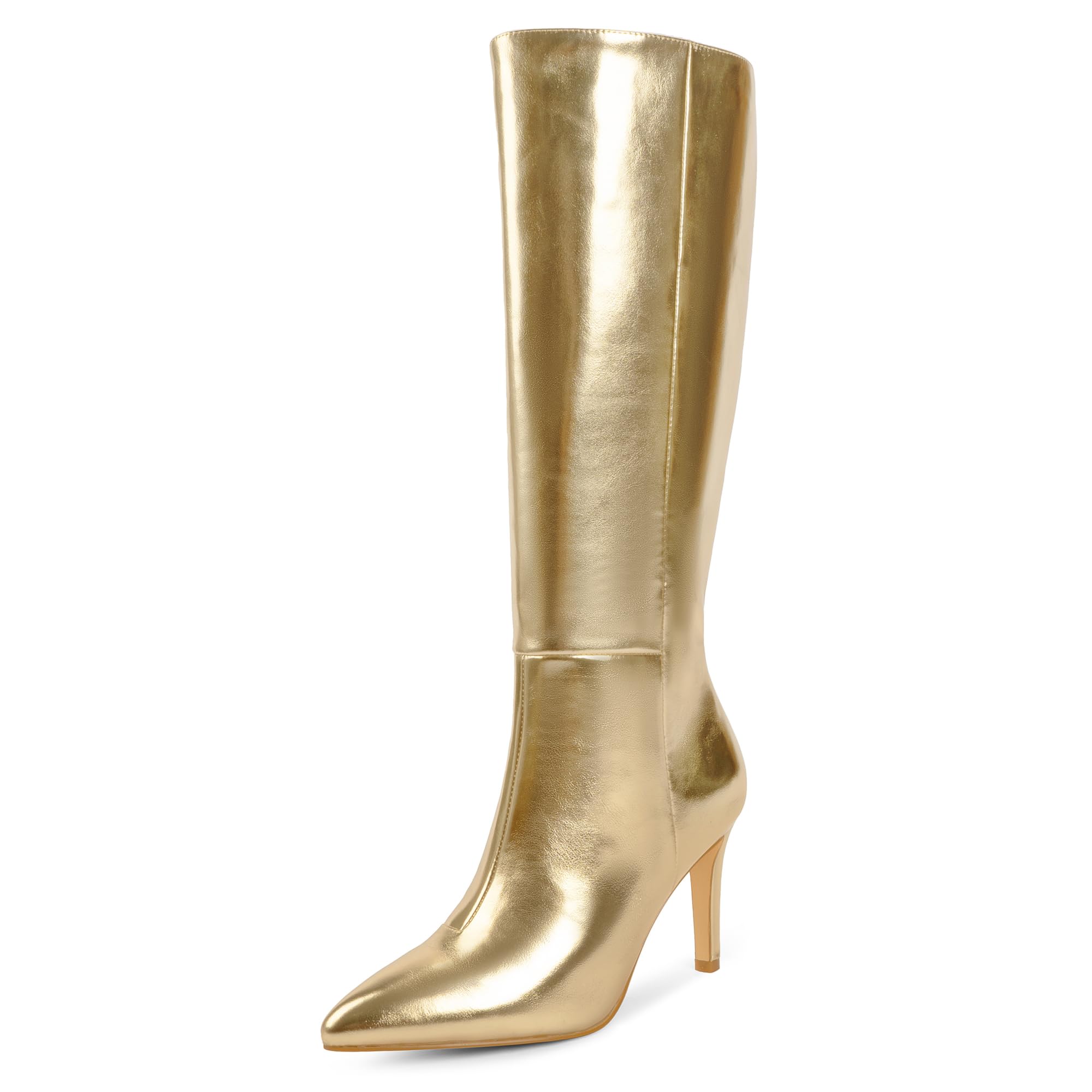 Women's high gold boots