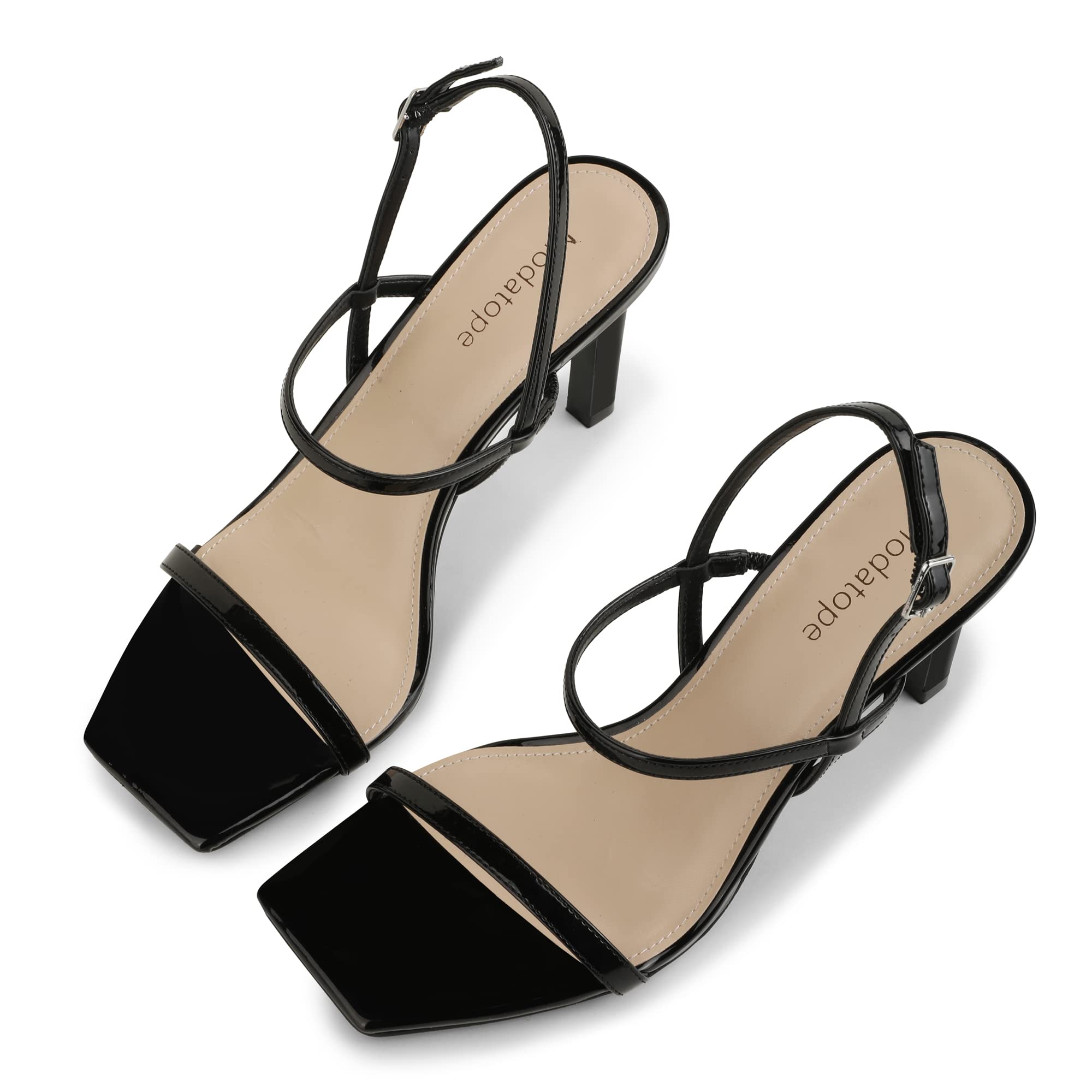 Women's black sandals